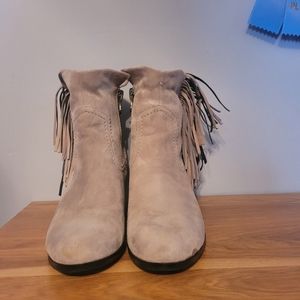 Sam Edelman fringe booties